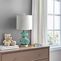 510 Design Ellipse Set of 2 Curved Glass Table Lamps