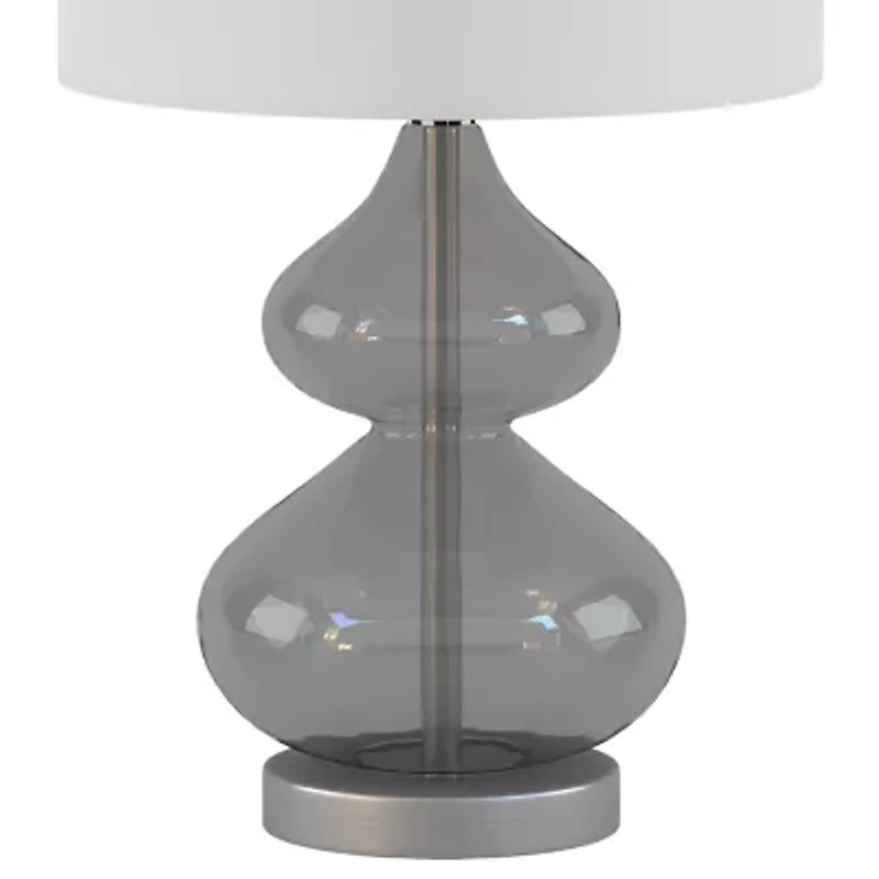 510 Design Ellipse Set of 2 Curved Glass Table Lamps