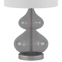 510 Design Ellipse Set of 2 Curved Glass Table Lamps