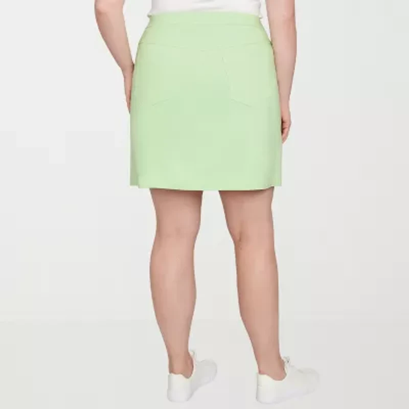 Hearts Of Palm Womens Mid Rise Plus Skort