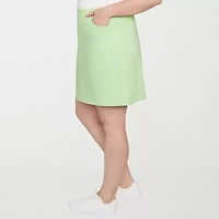 Hearts Of Palm Womens Mid Rise Plus Skort