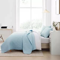 Swift Home Wrinkle Resistant Quilt Set