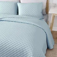 Swift Home Wrinkle Resistant Quilt Set