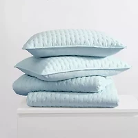 Swift Home Wrinkle Resistant Quilt Set