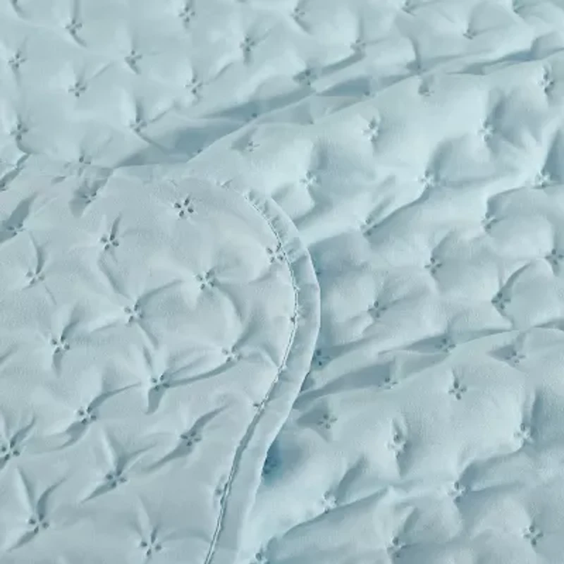 Swift Home Wrinkle Resistant Quilt Set