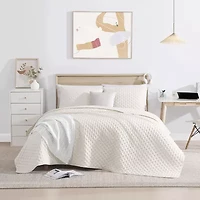 Swift Home Wrinkle Resistant Quilt Set