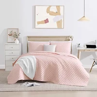 Swift Home Wrinkle Resistant Quilt Set