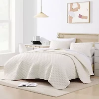 Swift Home Wrinkle Resistant Quilt Set