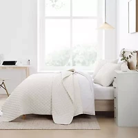 Swift Home Wrinkle Resistant Quilt Set