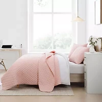 Swift Home Wrinkle Resistant Quilt Set