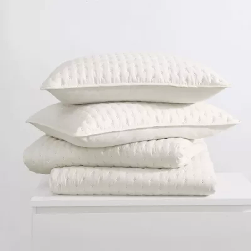 Swift Home Wrinkle Resistant Quilt Set