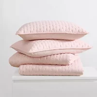 Swift Home Wrinkle Resistant Quilt Set