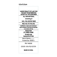 St James Home Subway Tile Stitch Down Alternative Blanket