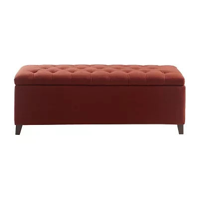 Madison Park Sasha Tufted Top Storage Bench