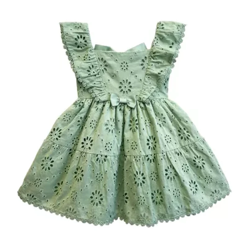 Blueberi Boulevard Toddler Girls Sleeveless A-Line Dress