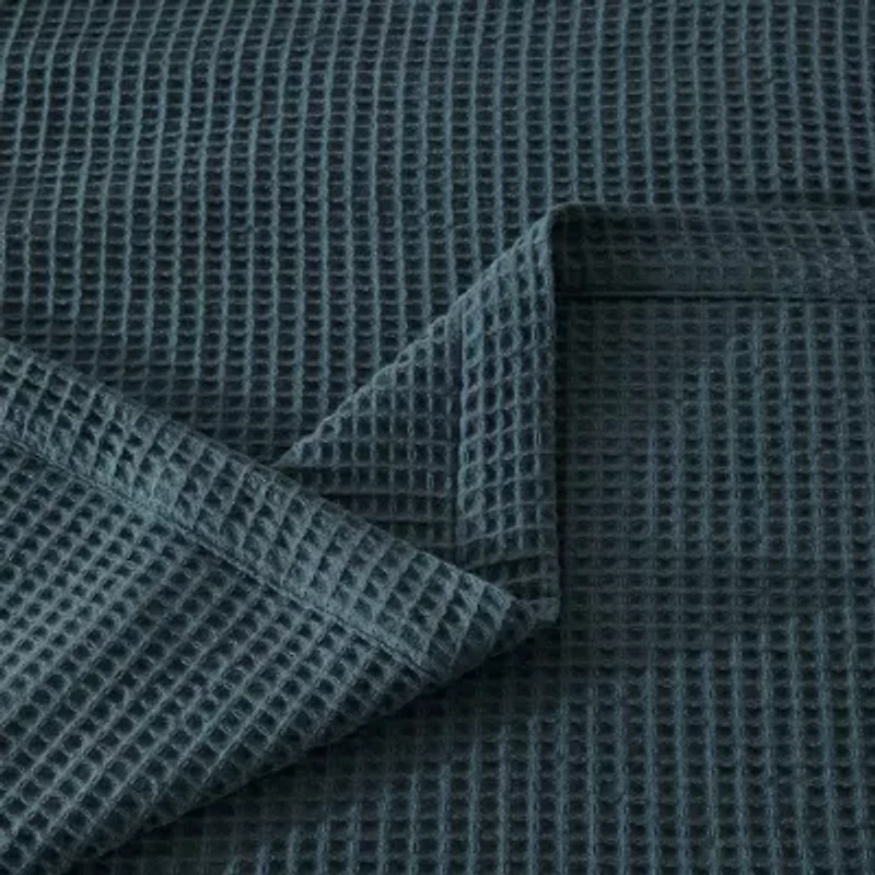Patina Vie Maison Cotton Waffle Weave Throw Blanket