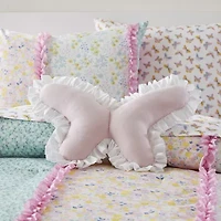 INK+IVY Kids Ruffled Butterfly Throw Pillow