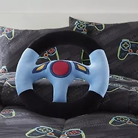 INK+IVY Kids Steering Wheel Throw Pillow