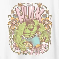 Hulk Feminine Womens Crew Neck Short Sleeve Classic Fit Graphic T-Shirt
