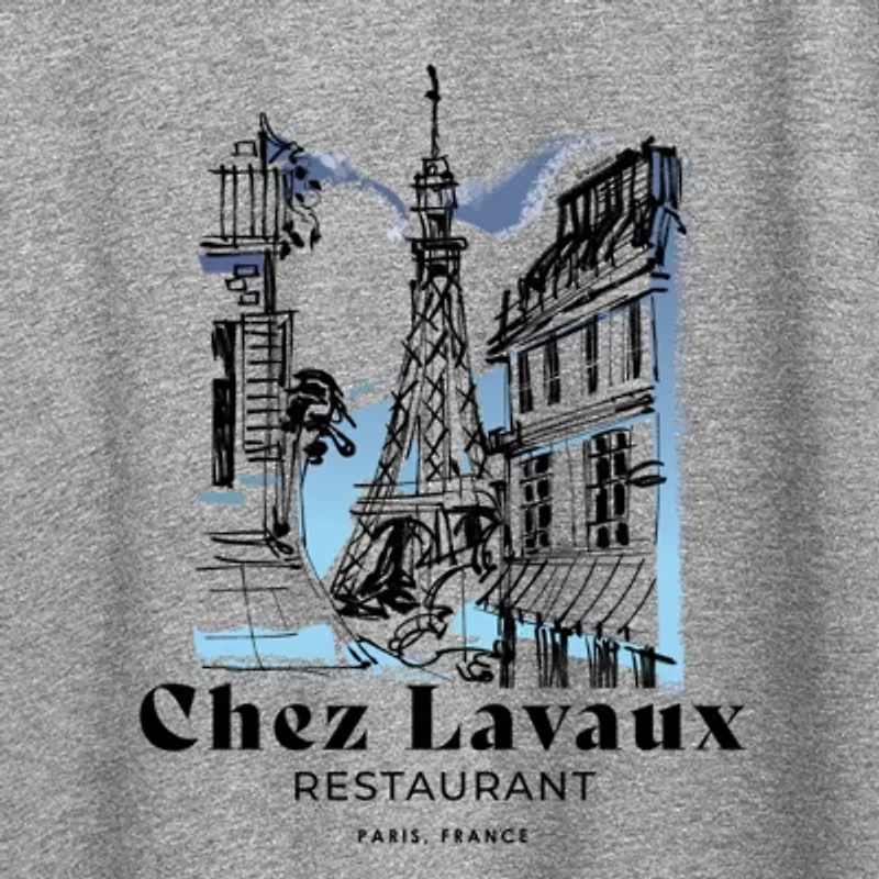 Chez Lavaux Womens Crew Neck Short Sleeve Classic Fit Graphic T-Shirt