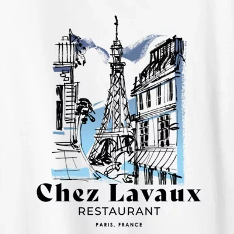 Chez Lavaux Womens Crew Neck Short Sleeve Classic Fit Graphic T-Shirt