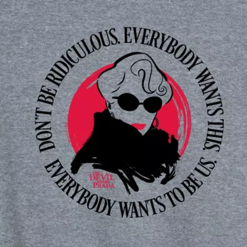 Everybody Wants To Be Us Womens Crew Neck Sleeveless Tank Top