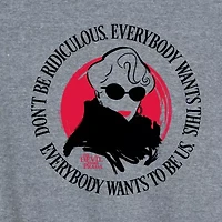 Everybody Wants To Be Us Womens Crew Neck Sleeveless Tank Top
