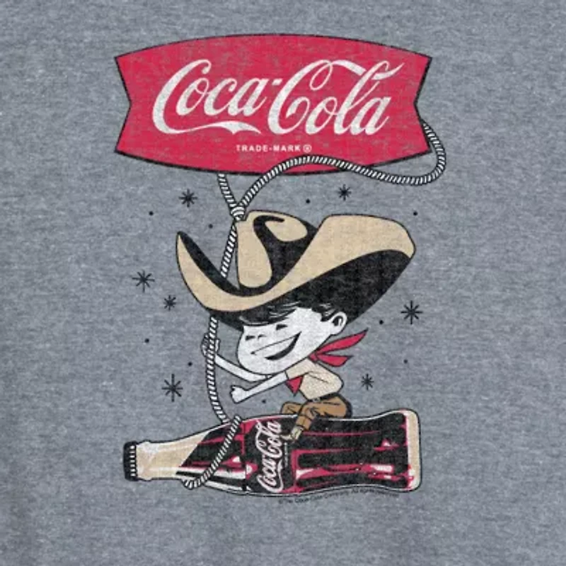 Coca Cola Cowboy Womens Scoop Neck Sleeveless Tank Top