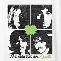 January 2025 Beatles Grid Womens Crew Neck Short Sleeve Classic Fit The Graphic T-Shirt