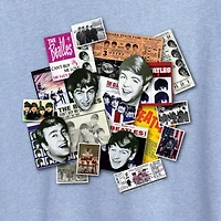 Womens Crew Neck Short Sleeve Classic Fit The Beatles Graphic T-Shirt