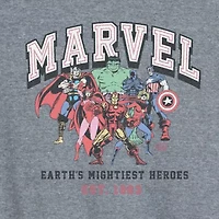Marvel College Tonal Womens Crew Neck Sleeveless Tank Top