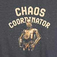 Chaos Coordinator C3po Womens Scoop Neck Sleeveless Star Wars Tank Top
