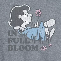Full Bloom Lucy Womens Scoop Neck Sleeveless Peanuts Tank Top
