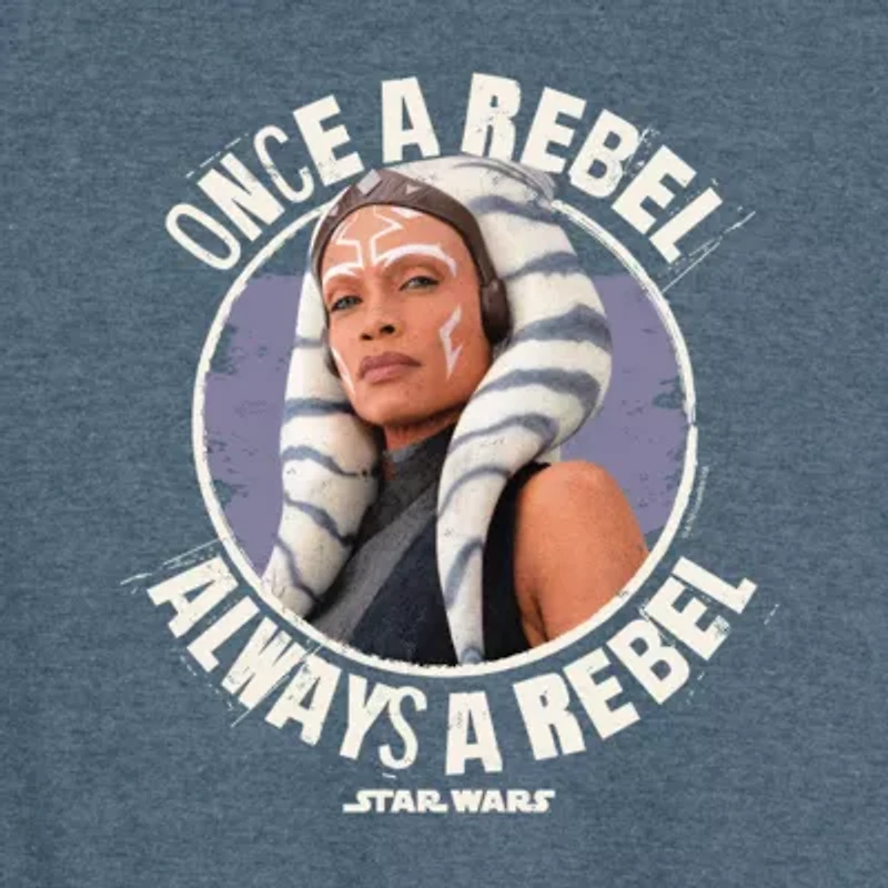 Once A Rebel Ahsoka Womens Scoop Neck Sleeveless Star Wars Tank Top