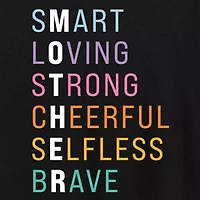 Mother Anagram Womens Crew Neck Short Sleeve Classic Fit Graphic T-Shirt