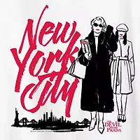 New York City Devil Wears Prada Womens Crew Neck Short Sleeve Classic Fit Graphic T-Shirt