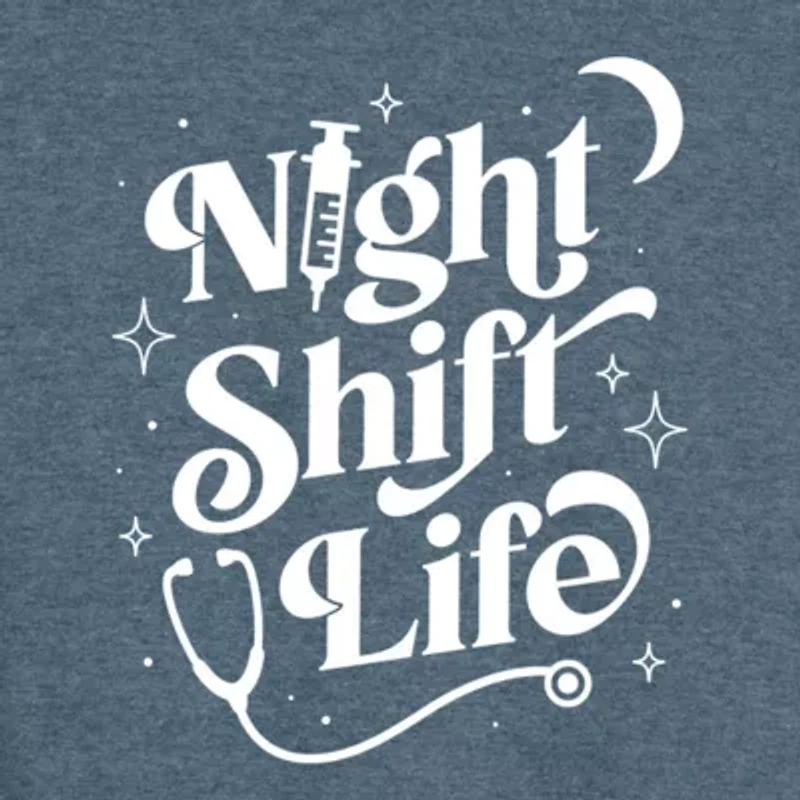 Night Shift Life Womens Scoop Neck Sleeveless Tank Top