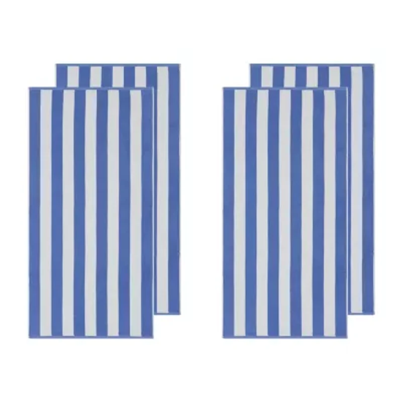 Oceanfront Resort Classic Cabana Stripe 4-pc. Beach Towel