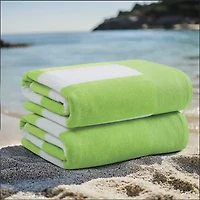 Oceanfront Resort Cabana Stripe Jacquard 2-pc. Beach Towel