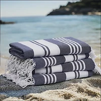 Oceanfront Resort Salty Stripe Turkish Sand Free 4-pc. Beach Towel