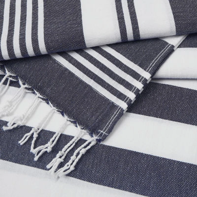 Oceanfront Resort Salty Stripe Turkish Sand Free 4-pc. Beach Towel
