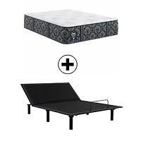 The Serta Perfect Sleeper Morningdale Hybrid 14.5" Firm Tight Top - Mattress + Adjustable Base