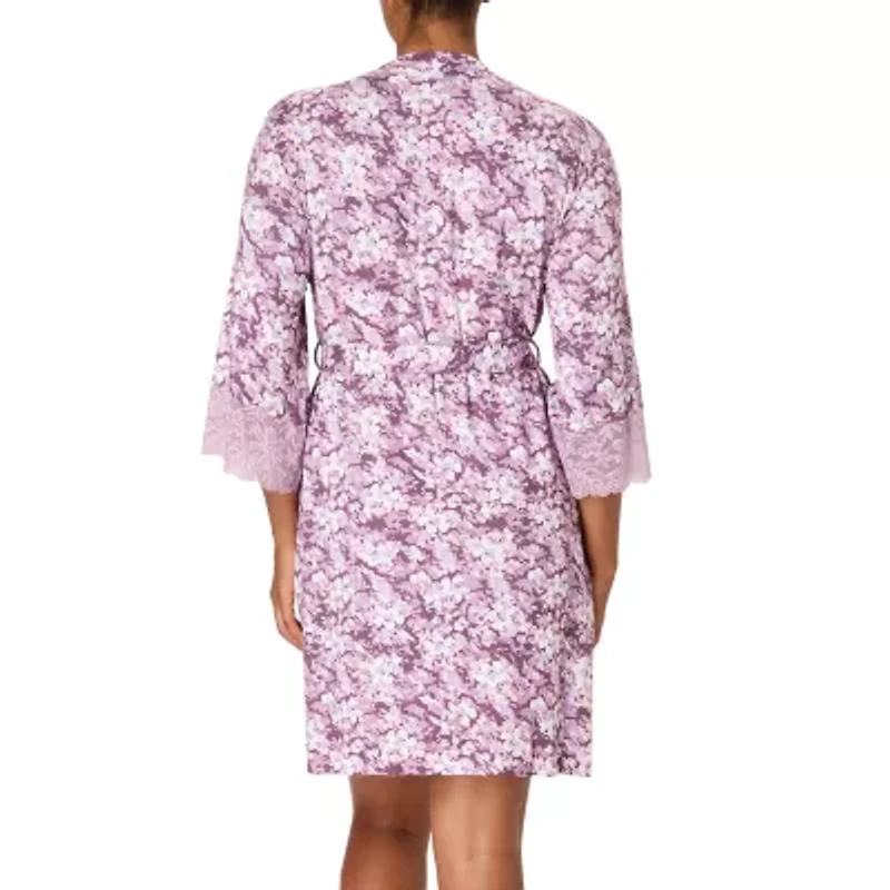 Bali® Breathe Womens Sleepwear Robe with Pockets, Soft Stretch Lace DFD143