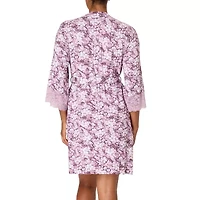 Bali® Breathe Womens Sleepwear Robe with Pockets, Soft Stretch Lace DFD143