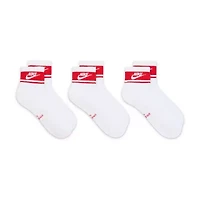 Nike Unisex Adult 3 Pair Quarter Ankle Socks