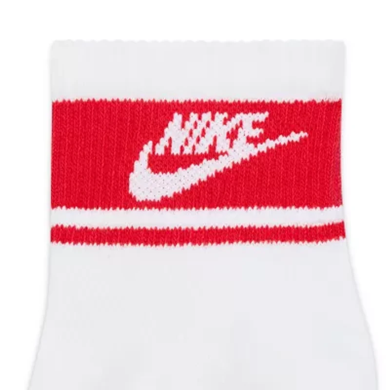 Nike Unisex Adult 3 Pair Quarter Ankle Socks