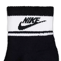 Nike Unisex Adult 3 Pair Quarter Ankle Socks