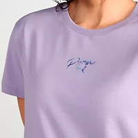 PUMA Womens Crew Neck Short Sleeve Active T-Shirt