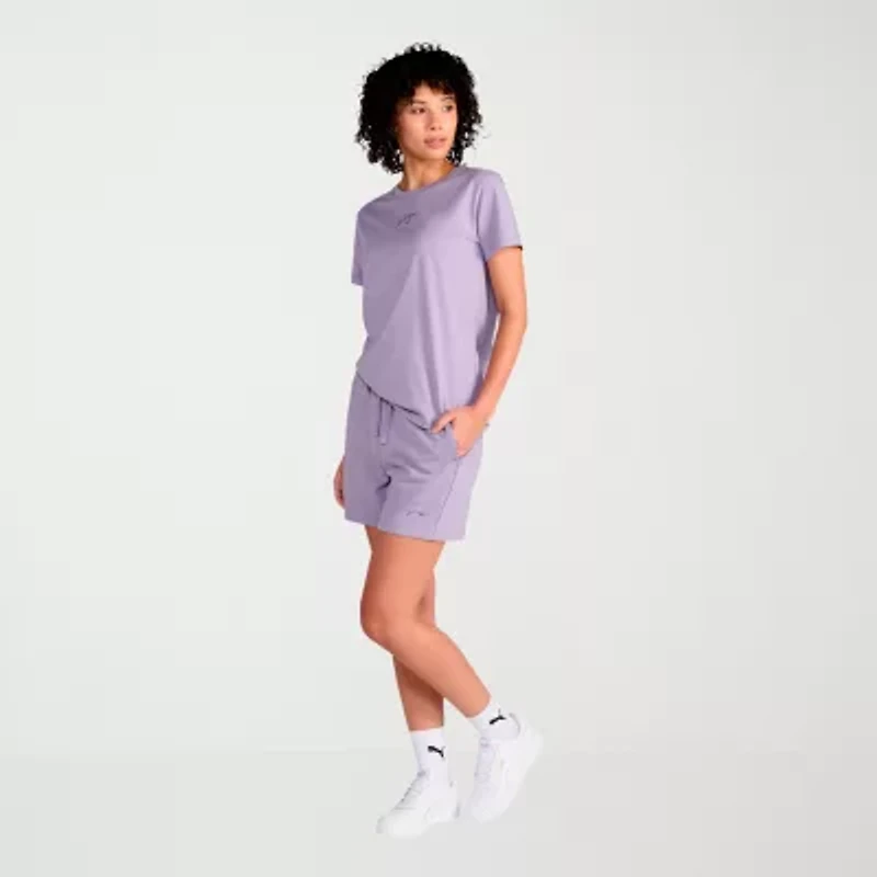 PUMA Womens Crew Neck Short Sleeve Active T-Shirt