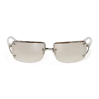 Mixit Rimless Womens Uv Protection Sunglasses